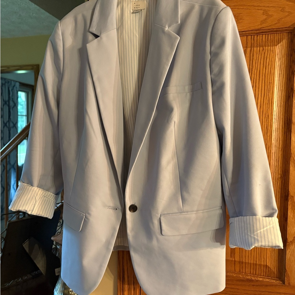 a new day Light Blue Sport Coat Blazer 16/18